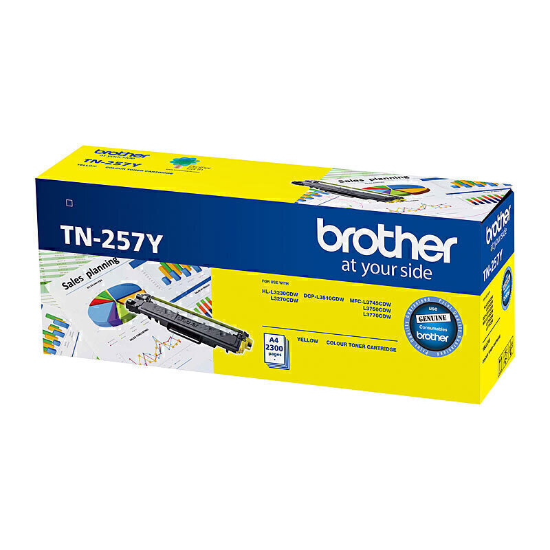 Brother TN257 Yell Toner Cart - Click Image to Close