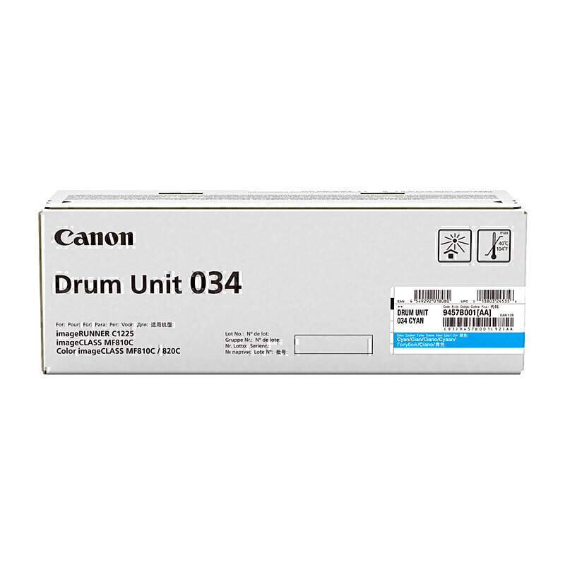 Canon CART034 Cyan Drum - Click Image to Close