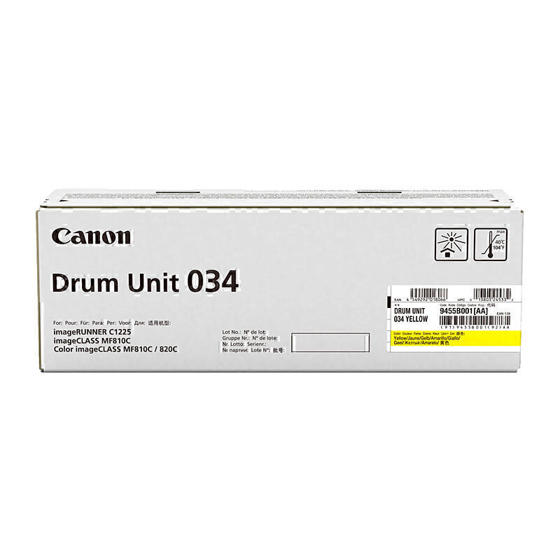 Canon CART034 Yellow Drum - Click Image to Close