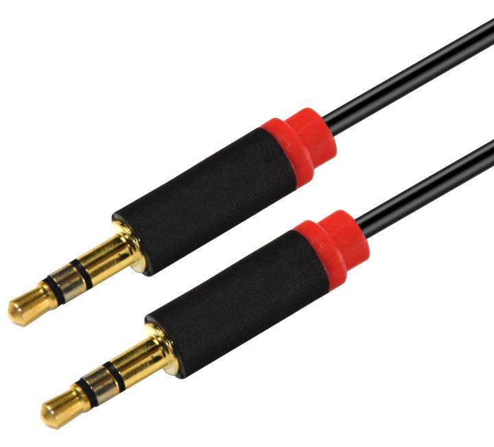 Speaker/Microphone Cable 2M M/M Stereo - Click Image to Close