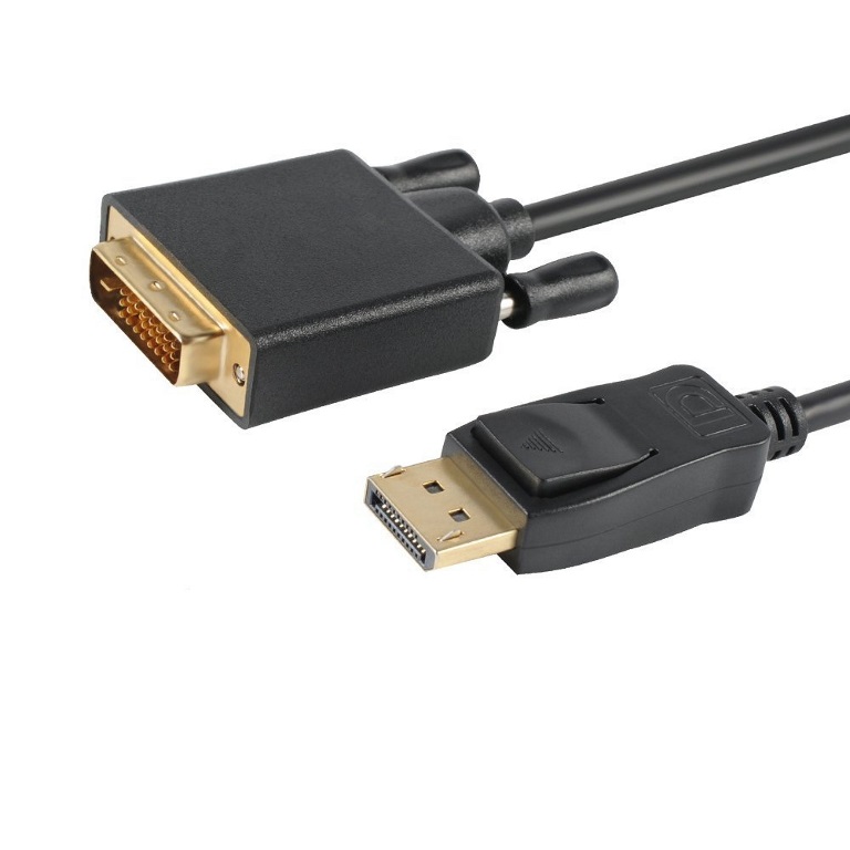 Astrotek DisplayPort DP to DVI-D Male to Male Cable 2m 24+1 Gold plated Supports video resolutions up to 1920x1200/1080P Full HD - Click Image to Close