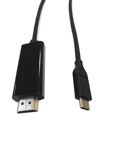 8Ware USB-C Type-C to HDMI Cable 2M Male to Male Black - Click Image to Close