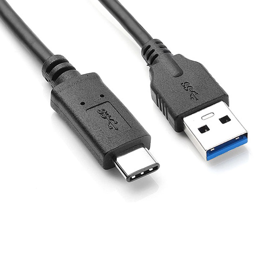 8Ware USB 2.0 Cable 2m Type-C to A Male to Male Black - 480Mbps - Click Image to Close