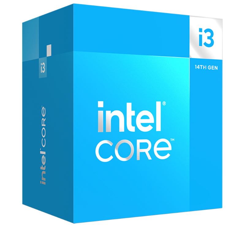 Intel i3 14100 CPU 3.5GHz 4.7GHz Turbo 14th Gen LGA1700 4Cores 8Threads 17MB 60W UHD Graphics 730 Retail Raptor Lake with Fan - Click Image to Close