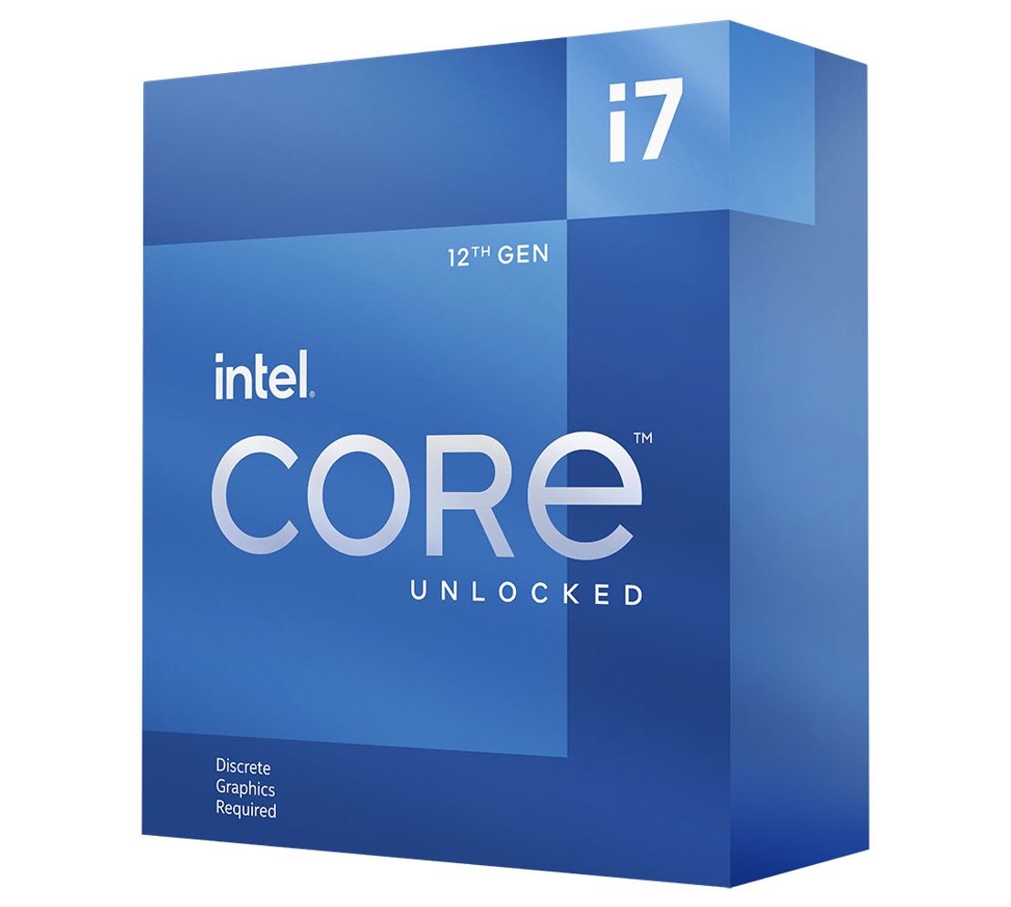 Intel i7-12700KF CPU 3.6GHz (5.0GHz Turbo) 12th Gen LGA1700 10-Cores 16-Threads 20MB 125W Graphic Card Required Unlocked