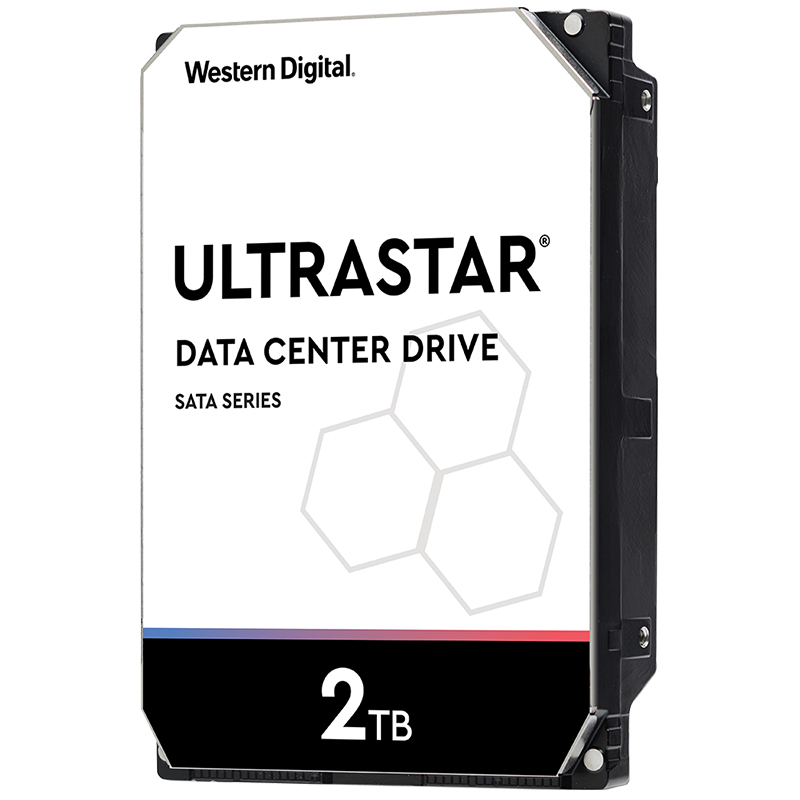 Western Digital WD Ultrastar Enterprise HDD 2TB 3.5" SATA 128MB 7200RPM 512N SE DC HA210 24x7 600MB Buffer