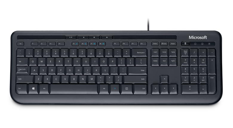 MICROSOFT Desktop 600 Black USB Keyboard