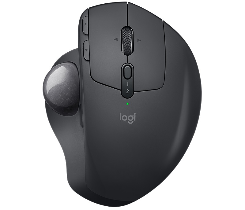 Logitech MX Ergo Wireless Bluetooth Trackball Mouse Customized Comfort 2048DPI 2.4GHz wireless 8 Buttons Rechargeable battery - Click Image to Close