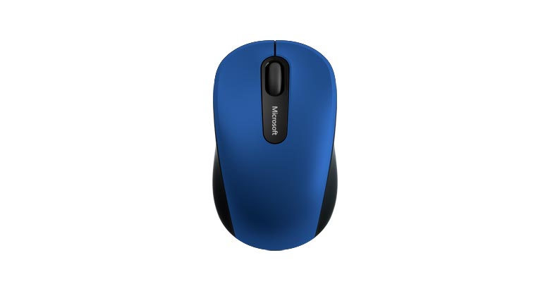 MS Wireless Mobile Mouse 3600 Retail Bluetooth Blue Mouse - Click Image to Close