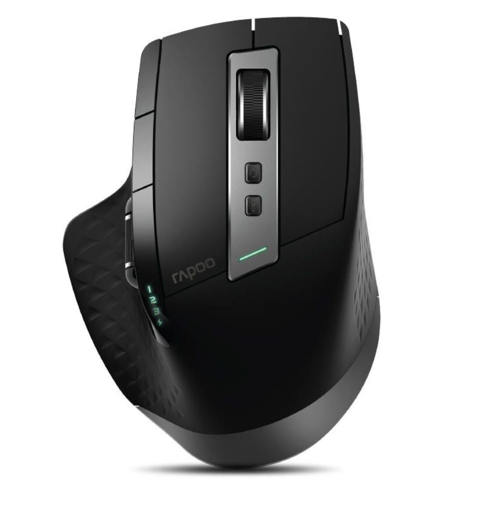 RAPOO MT750S Multi-Mode Bluetooth & 2.4G Wireless Mouse - Upto DPI 3200 Rechargeable Battery - Click Image to Close