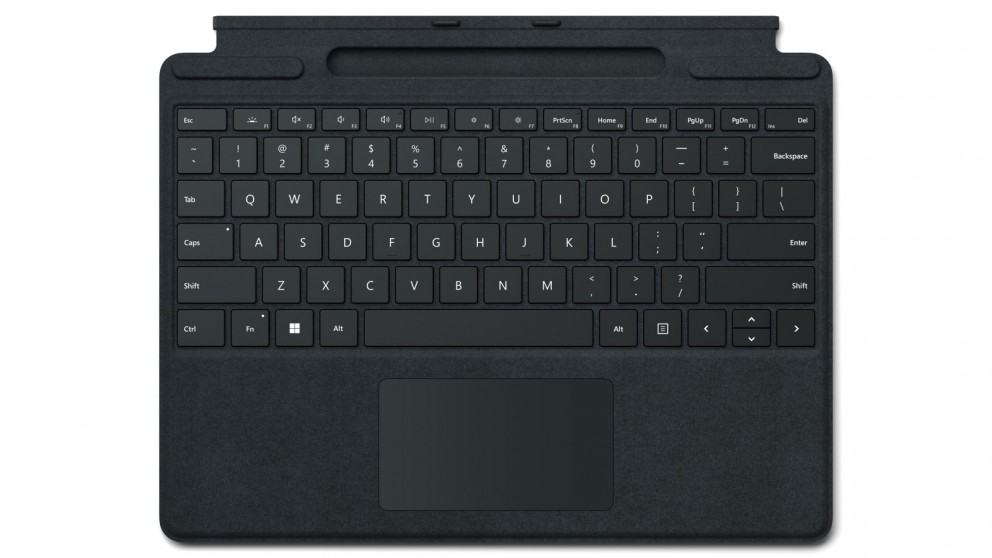 Microsoft Surface Pro 8 and Pro X Type Cover Keyboard - Black - Click Image to Close