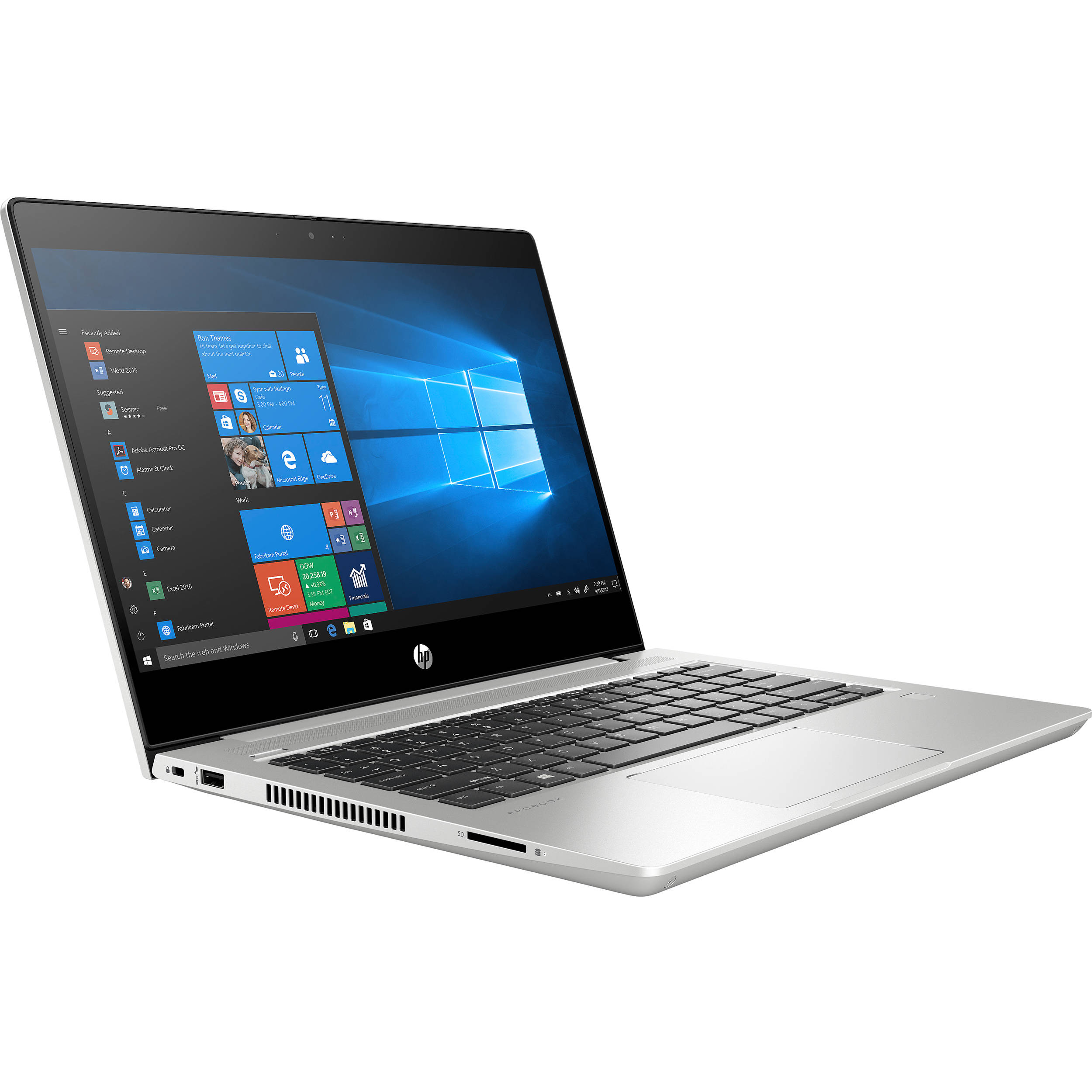 HP ProBook 430 G7, Core i5-10210U 1.6/4.2Ghz, 8GB, 256GB SSD, 13.3" FHD, Win 10 Pro 64, 3 Year Warranty - Click Image to Close