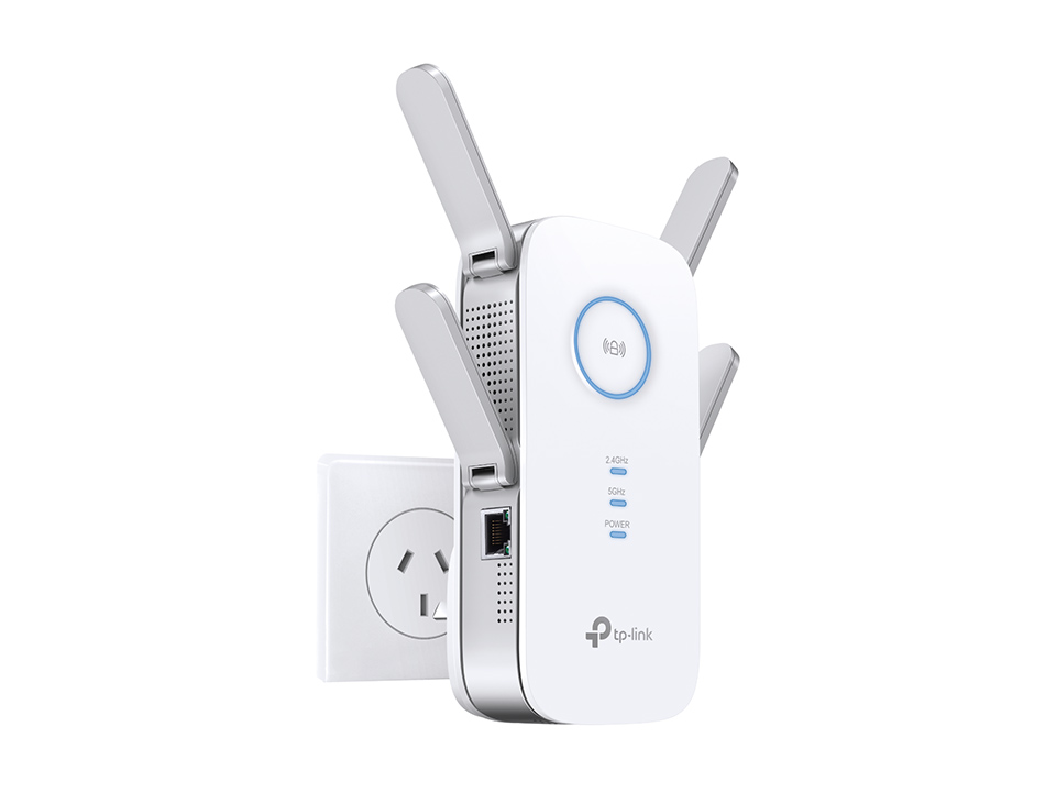 TP-Link RE650 AC2600 2600Mbps Wi-Fi Range Extender 800Mbps@2.4GHz 1733Mbps@5GHz 1x1Gbps LAN 4xAnt 4×4 MU-MIMO Beamfrming AP mode - Click Image to Close