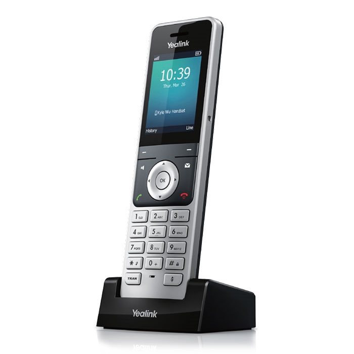 Yealink W56H Cordless DECT IP Phone Handset -For use with W60P IP-DECT Base-Station - Click Image to Close