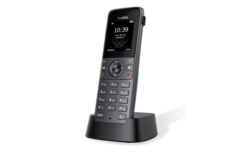 Yealink W73H High-performance IP DECT Handset, HD Audio, Long Standby Time 400 hours, Up to 35 hours talk time, Noise Reduction - Click Image to Close