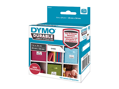 Dymo LW 25mm x 54mm White - Click Image to Close