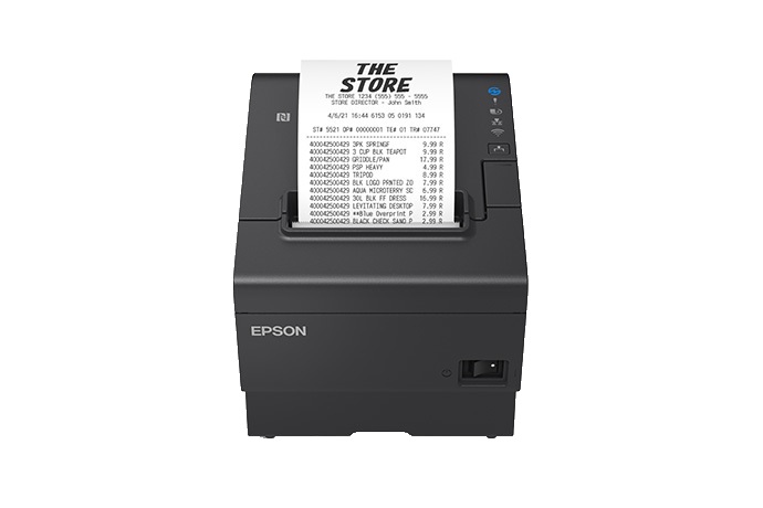 EPSON TM-T88VII Thermal Printer, USB interface & Ethernet - Click Image to Close