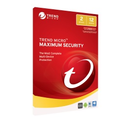 TRENDMICRO Maximum Security 2 Devices Pc/Mac/Andriod, 1 Year) - Click Image to Close