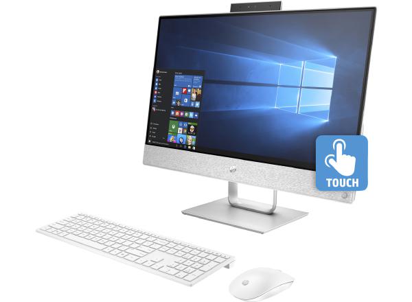 HP Pavilion AIO Intel i5-8400T/ 8GB / 1TB / 23.8" FHD Touch / A - Click Image to Close