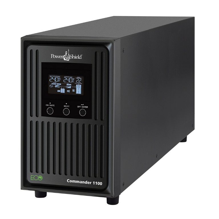 PowerShield Commander 2000VA / 1400W Line Interactive Pure Sine Wave Tower UPS with AVR. Telephone, Modem, LAN Surge Protection - Click Image to Close