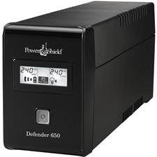 POWERSHIELD Defender 650 Line Interactive UPS - 2 Aust. Outlets - Click Image to Close