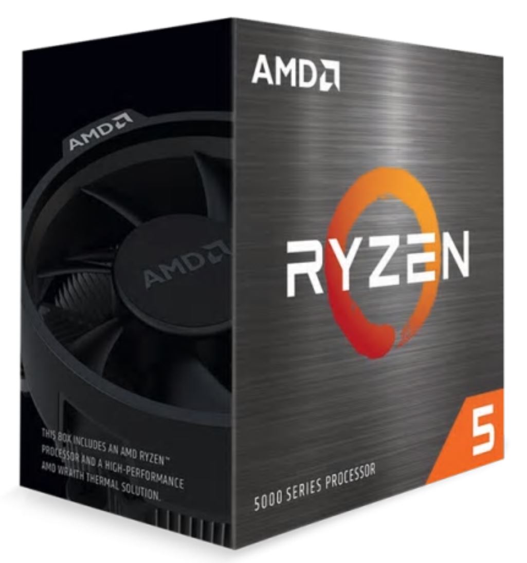 AMD Ryzen 5 5600X, 6 Core AM4 CPU, Max 4.6GHz 35MB 95W w/Wraith Stealth Cooler Fan (discrete graphics required) - Click Image to Close
