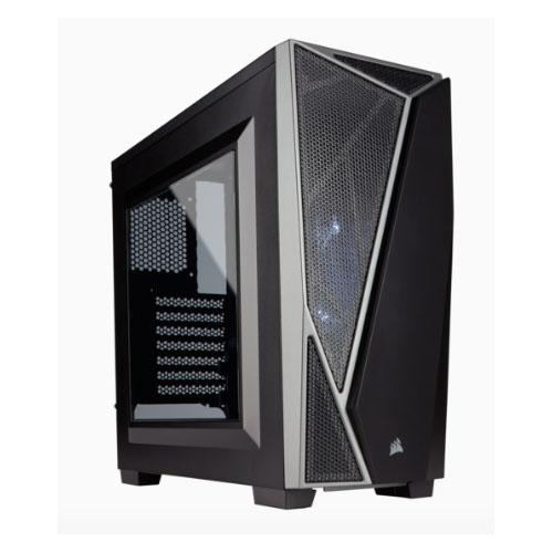 Corsair Carbide SPEC-04 Mid-Tower Gaming Case, Black & Grey, No Corsair Carbide SPEC-04 Mid-Tower Gaming Case, Black & Grey, No