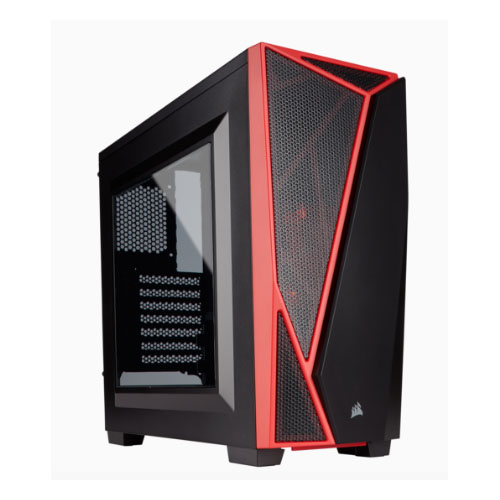 Corsair Carbide SPEC-04 Mid-Tower Gaming Case, Black & Red, No P Corsair Carbide SPEC-04 Mid-Tower Gaming Case, Black & Red, No P