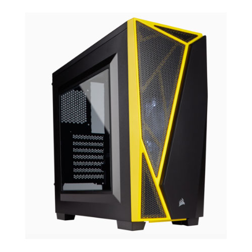 Corsair Carbide SPEC-04 Mid-Tower Gaming Case, Black & Yellow, N Corsair Carbide SPEC-04 Mid-Tower Gaming Case, Black & Yellow, N