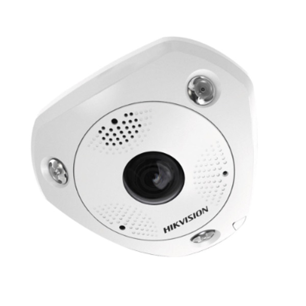 Hikvision DS2CD6365GIVS1 6MP Outdoor Fisheye Camera Builtin Mic 15m IR Panoramic 1.27mm