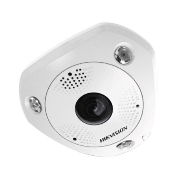 (image for) Hikvision DS2CD6365GIVS1 6MP Outdoor Fisheye Camera Builtin Mic 15m IR Panoramic 1.27mm