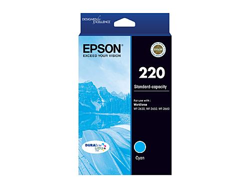 (image for) EPSON 220 Cyan Ink Cartridge