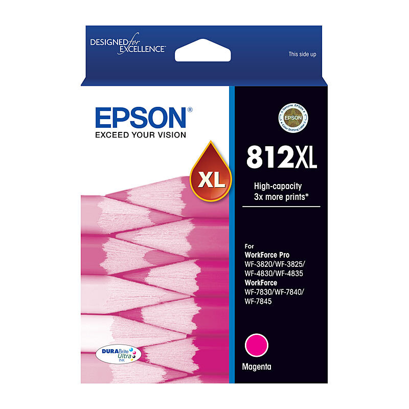 Epson 812XL Magenta Ink Cart (image for) Epson 812XL Magenta Ink Cart
