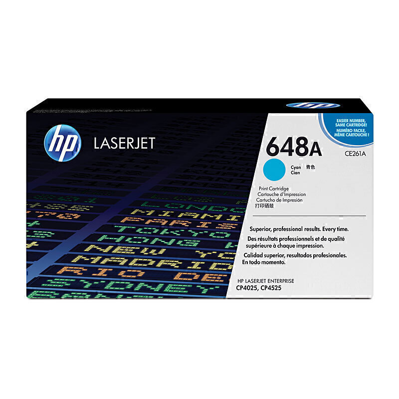 (image for) HP 648A Cyan Toner CE261A