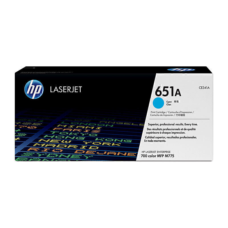 (image for) HP 651A Cyan Toner CE341A