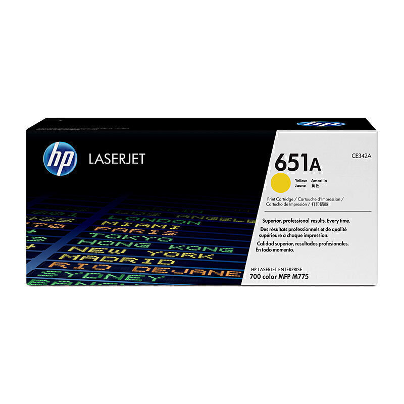 (image for) HP 651A Yellow Toner CE342A