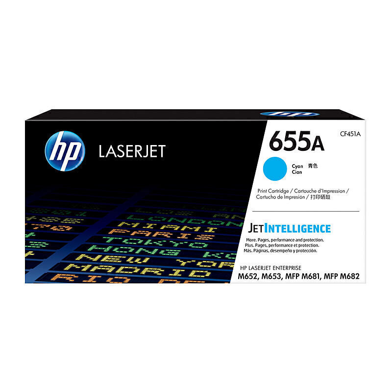 (image for) HP 655A Cyan Toner CF451A