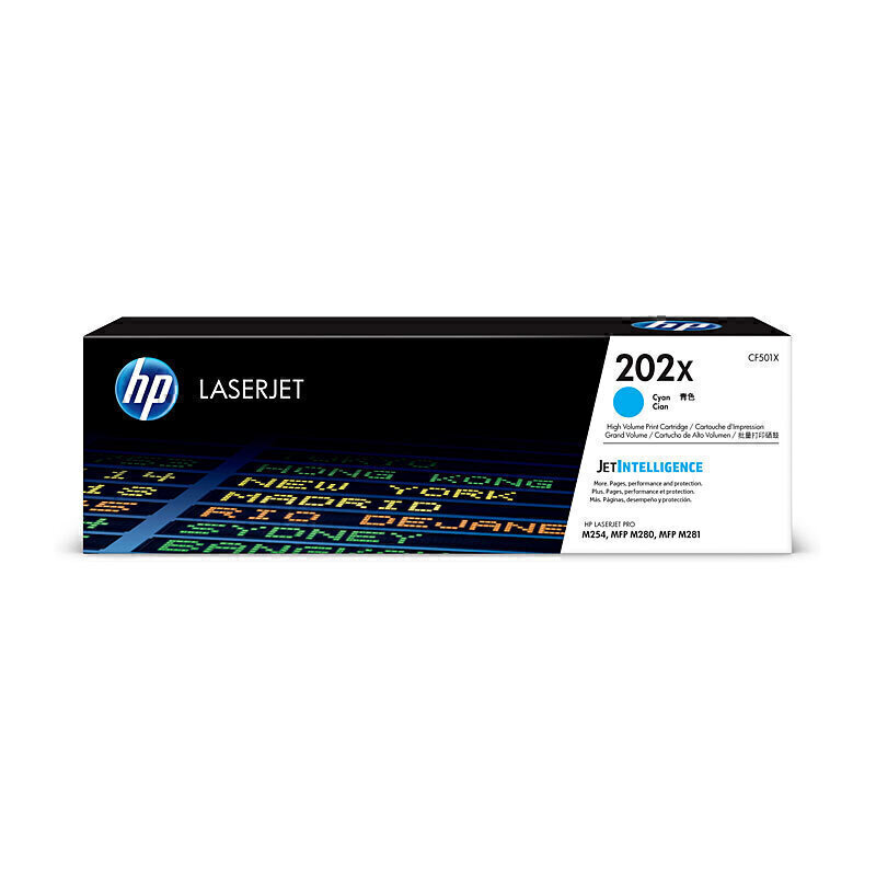 (image for) HP 202X Cyan Toner CF501X