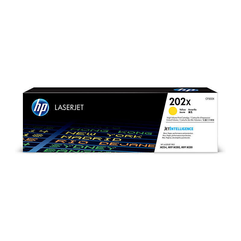 (image for) HP 202X Yell Toner CF502X