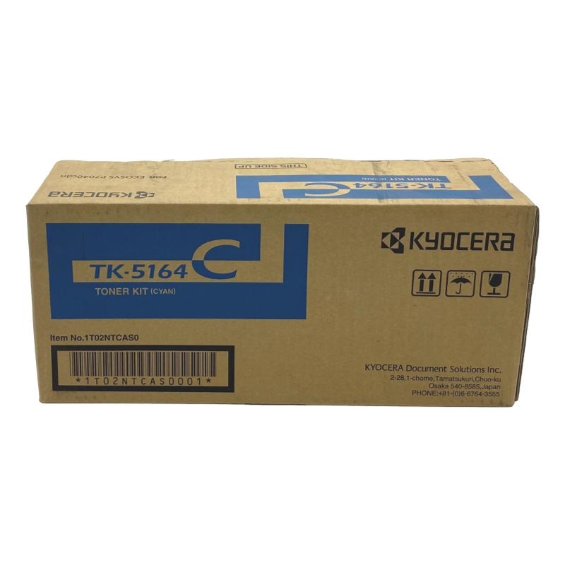 (image for) KYOCERA TK-5164 Cyan Toner Cartridge.