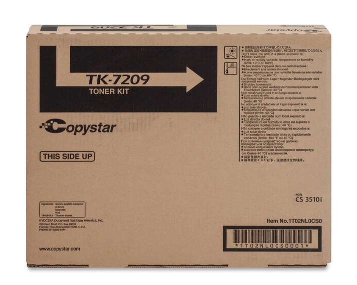 (image for) KYOCERA TK-7209 Black Toner Cartridge.
