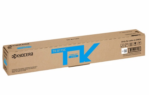 (image for) KYOCERA TK-8119C Cyan Toner Cartridge.