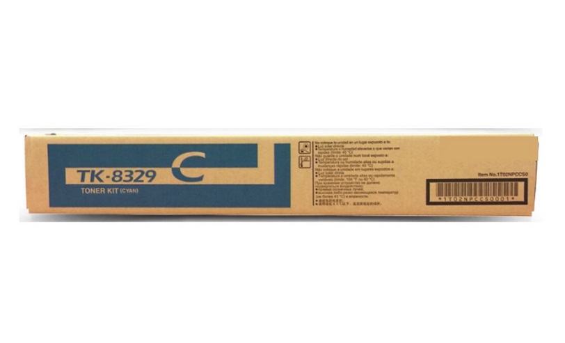 (image for) KYOCERA TK-8329C Cyan Toner Cartridge.