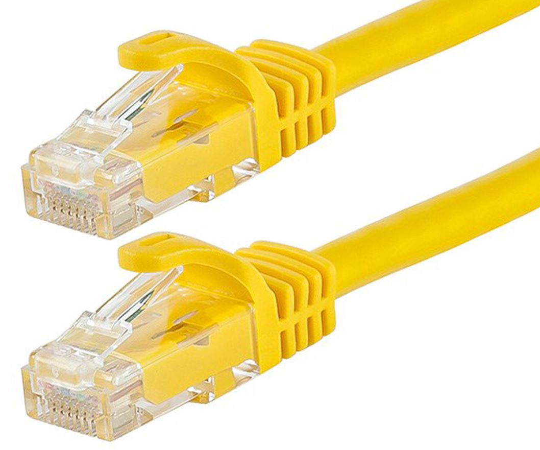 Astrotek CAT6 Cable .5m - Yellow Color Premium RJ45 Ethernet Network LAN UTP Patch Cord