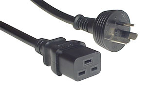 2 Metre IEC C-19 - Wallsocket Power Cable 15A 2 Metre IEC C-19 - Wallsocket Power Cable 15A