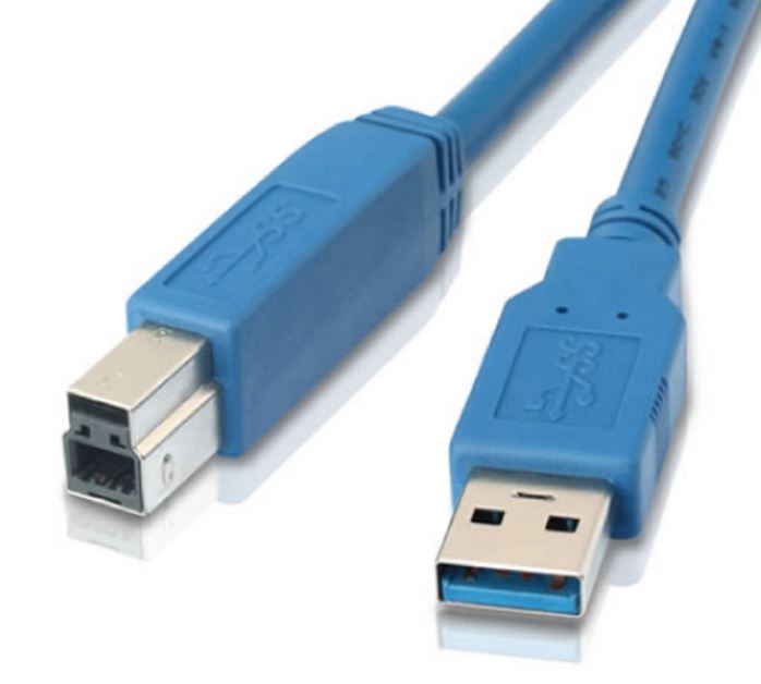 Astrotek USB 3.0 Cable 1m USB A to Male USB B - Blue