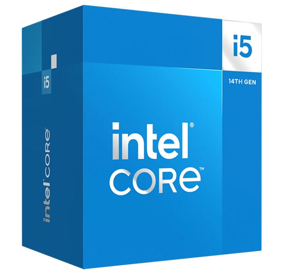 Intel i5 14400 CPU 3.5GHz 4.7GHz Turbo 14th Gen LGA1700 10Cores-4P,6E 16Threads 65W UHD Graphics 730 Retail Raptor Lake with Fan