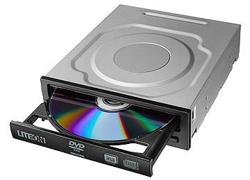 LITEON 24X DVD Rewriter, Black, SATA, OEM LITEON 24X DVD Rewriter, Black, SATA, OEM
