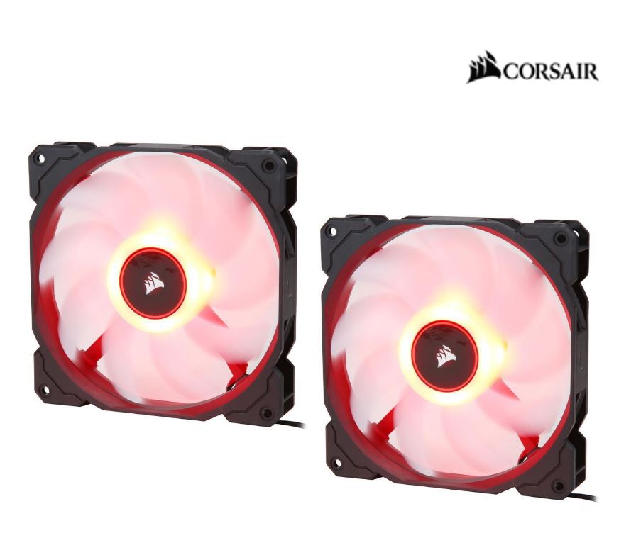 Corsair Air Flow 140mm Fan Low Noise Edition / Red LED 3 PIN - H Corsair Air Flow 140mm Fan Low Noise Edition / Red LED 3 PIN - H