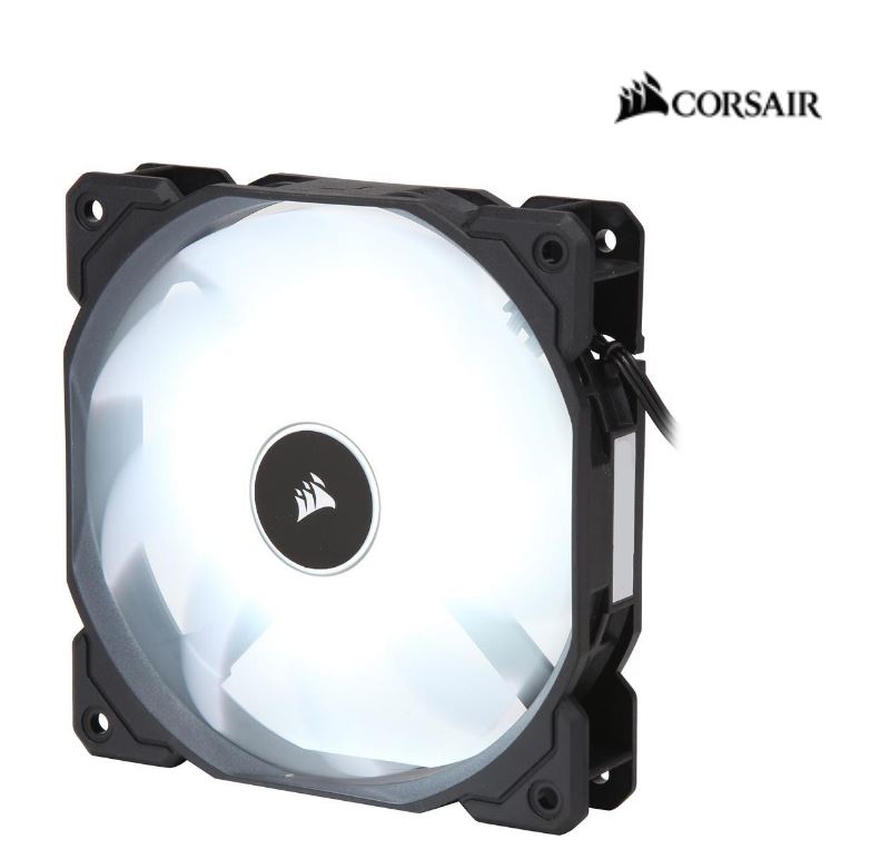 Corsair Air Flow 140mm Fan Low Noise Edition / White LED 3 PIN - Corsair Air Flow 140mm Fan Low Noise Edition / White LED 3 PIN -